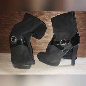 Over-The-Knee High Heeled Boots